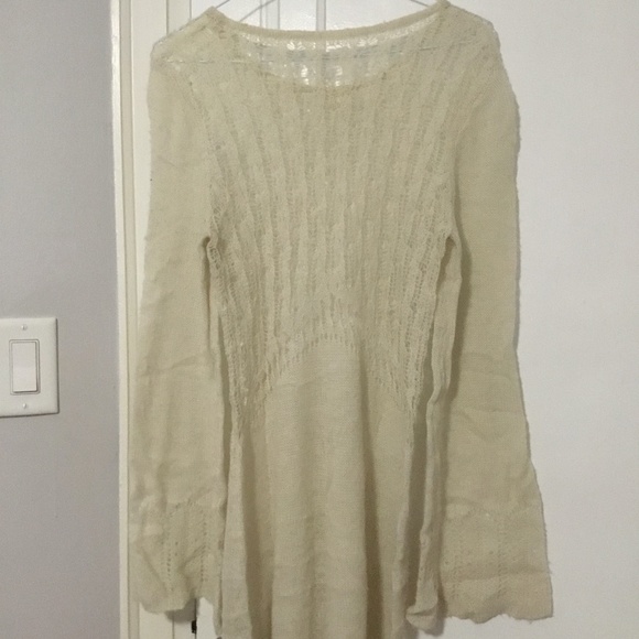 White Wool Dress - Picture 3 of 4